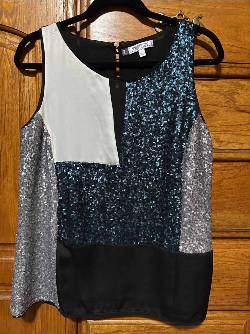 Jennifer Lopez Colorblock Tank - Size Medium